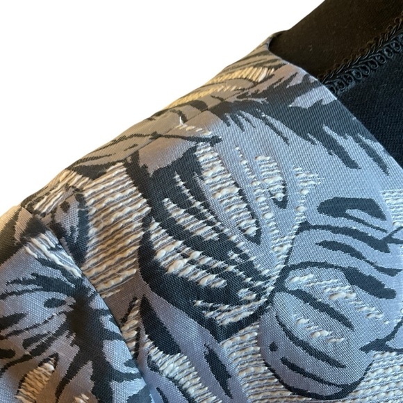 J.McLaughlin Francine Indigo Leaflet Jacquard Shift Dress L NWT - Picture 5 of 9